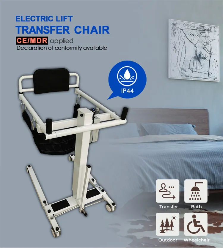 Foldable Electric Patient Transfer Chair