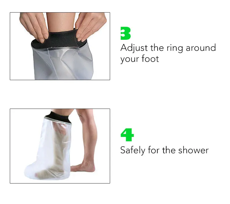 How to Use Waterproof Cast Protector
