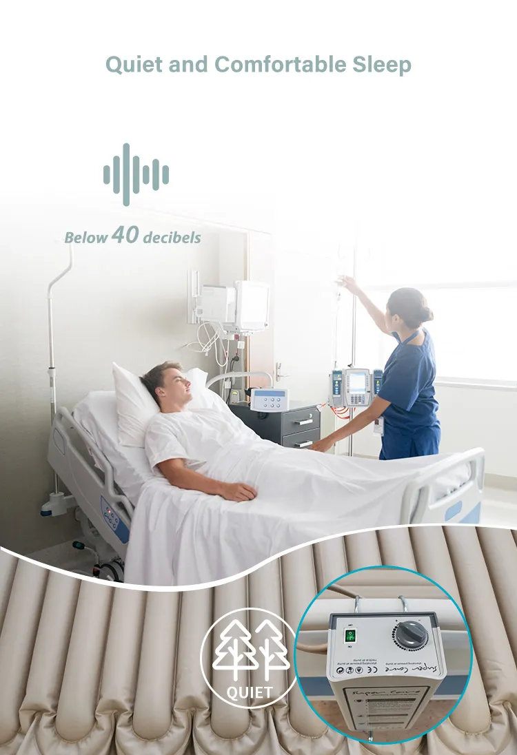Materasso gonfiabile medico per la gestione delle pressioni - S01 con pompa P01S 8 materasso ad aria per piaghe da decubito