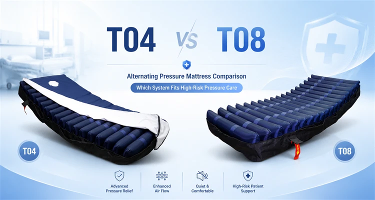 Matelas à pression alternée : quel système convient le mieux à la prévention des escarres chez les patients à haut risque ?