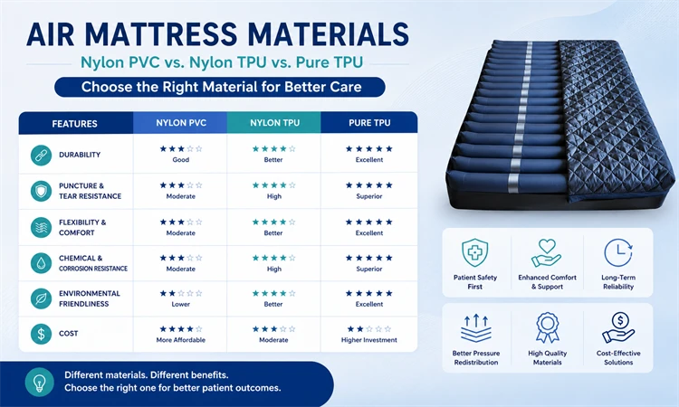 medical air mattress materials
